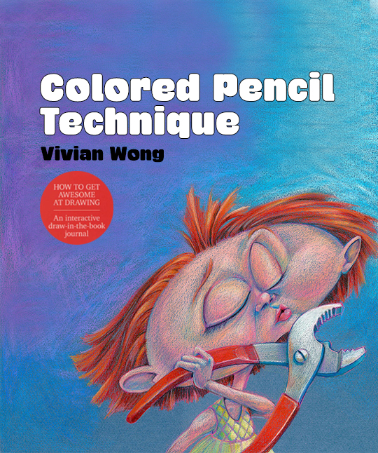 کتاب آموزش تکنیک مداد رنگی colored pencil technique