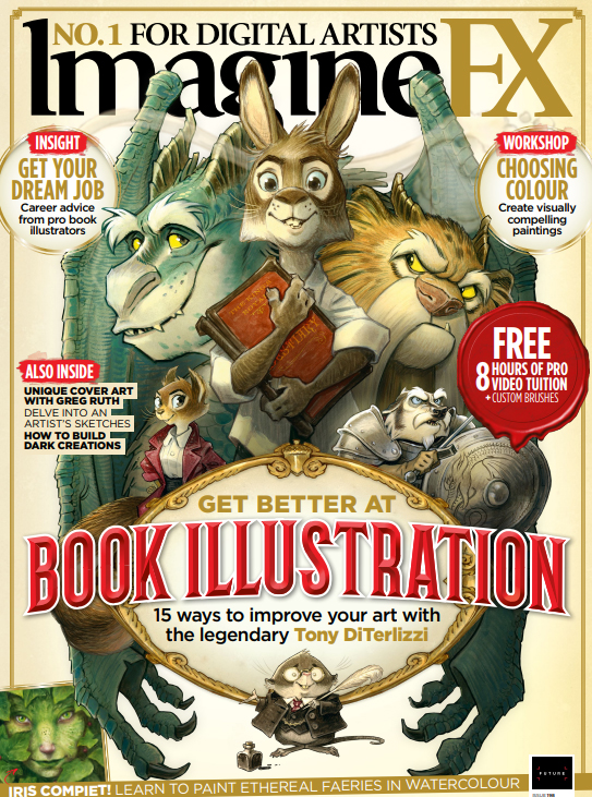مجله آموزش تکنیک‌های تصویرسازی کتاب